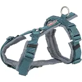 Trixie Premium Trekking Geschirr - petrol/grafit - 44–53 cm/20 mm