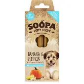 Soopa Puppy Sticks mit Bananen und Kürbis Welpensnack (100 g)