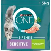 Purina One Sensitive mit Truthahn Katzenfutter | 2 x 1,5 kg