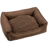 Beeztees Uma - Orthopädisches Hundebett - Braun - 80x60x22 cm