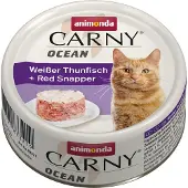 Animonda Carny Sparpaket Ocean 24 x 80 g - Weißer Thunfisch + Red Snapper