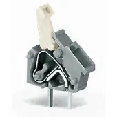 Wago 256-401 Anreihbare Leiterplattenklemme,Drücker,2,5 mm2,grau 256401 - 100 Stück