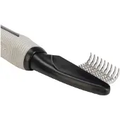 Beeztees Klettverschluss-Kamm - Mittel - Schwarz/Grau - 19 cm
