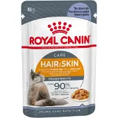 Royal Canin FCN Hair & Skin IN Jelly 85g x 12 12x85 g Futter