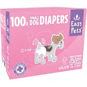 EASYPETS Hundewindeln für Hündinnen - S/M - 100 Stück