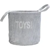 Beeztees Puppy Spielzeugkorb Suus - Grau - 30 x 30 x 30 cm