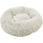 Beeztees Yali Plüsch Hundebett - Hellgrau - 60 cm