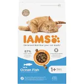 IAMS for Vitality für adulte Katzen mit Meeresfischen 3kg + 3 x Huhn und Truthahn in Soße 85 g