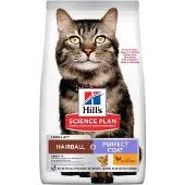 Hill's Pet Nutrition Science Plan Haarballen- und Fellpflege-Katzenfutter - 7 kg