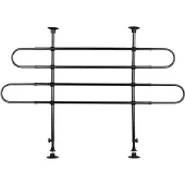 Trixie Autoschutzgitter gewinkelt - 85-140 x 75- 110 cm