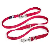 Curli Verstellbare Leine Nylon - 200 x 2 cm Rot