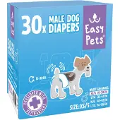 EASYPETS Hundewindeln für Rüden - XS/S - 30 Stück