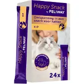 Feliway Happy Snack Hühnchen Katze Snack 24 Stücke