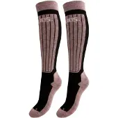 Helios Merino One 60, Skisocken, 2 Paar, pink
