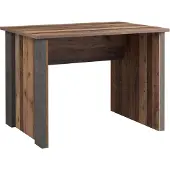 Forte Schreibtisch Bürotisch CLIF 103 cm Optik: Old Wood Vintage, 103x70x73 cm
