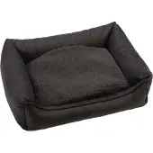 Beeztees Uma - Orthopädisches Hundebett - Anthrazit - 60x40x20 cm