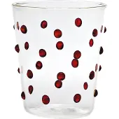 Zafferano Party Tumbler Glas Rot 45 Cl Set mit 6 Glasteilen