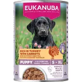 Eukanuba Dog Puppy - Nassfutter - Pute & Karotte - 6 x 400 g