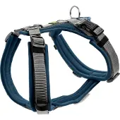Hunter Geschirr Maldon Up 60-91/M-L petrol/grau