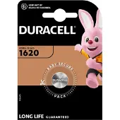Duracell 1620, Lithium, Button/coin, 3 V, 16 mm, 16 mm, 2 mm