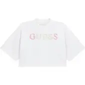 GUESS T-Shirt J6RI11 KCNQ4 Weiß Oversize