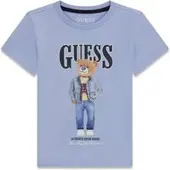 GUESS T-Shirt N6RI05 K8HM4 Blau Regular Fit