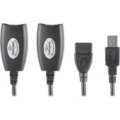 Gembird USB extender up to 30 m, Schwarz, CE, RoHS, USB, 125 mm, 200 mm, 20 mm