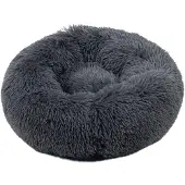 Beeztees Hundebett Yali Plüsch grau 50 cm