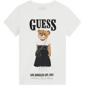 GUESS T-Shirt J6RI10 K6YW4 Weiß Regular Fit