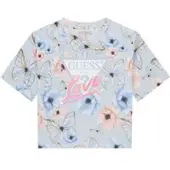 GUESS T-Shirt J6RI08 K6YW4 Himmelblau Regular Fit