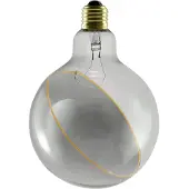 Segula SLV 1008160 LED Illusion Globe 125 slanting top, LED-Leuchtmittel, smokey, E27, PHASE, 5 W, 2200 K