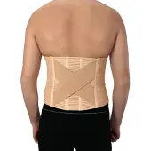 Hydas Bauch- und Rückenstützgürtel "mit Stützkreuz zur Unterstützung der Körperhaltung und optimalen Sitz" bei Bandscheiben-, Ischiasbeschwerden, unterstützt bei Muskelschwäche