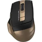 A4Tech Fstyler FG35, rechts, Optisch, RF Wireless, 2000 DPI, Schwarz, Bronze