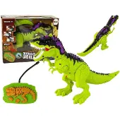 Leantoys Die Lichter der Dinosaurier-Fernbedienung klingen grün