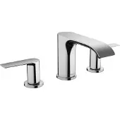 Hansgrohe Vivenis 3-Loch Waschtischarmatur 90 mit Zugstangen-Ablaufgarnitur, Chrom