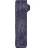 Premier Mens Slim Textured Knit Effect Krawatte (2er-Pack) (Stahl)