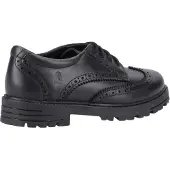 Hush puppies - Mädchen Schul-Uniform-Schuhe "Maxine", Leder (Schwarz)