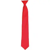 Premier Colours Herren Satin Clip Krawatte (Erdbeerrot)
