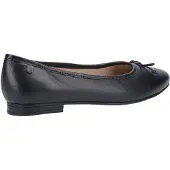 Hush puppies Womens/Ladies Naomi Slip On Leder Ballett Pumpe (Schwarz)