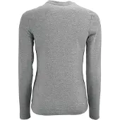 Sols Damen T-Shirt Imperial, langärmlig (Grau meliert)