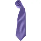 Premier Colours Herren Satin Clip Krawatte (2er Pack) (Lila)