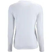 Sols Damen T-Shirt Imperial, langärmlig (Weiß)