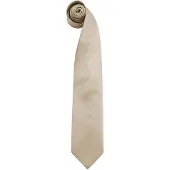 Premier Mens "Colours" Einfarbige Mode-/Business-Krawatte (2er-Pack) (Khaki)