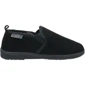 Hush puppies - Herren Hausschuhe "Arnold", Leder FS6648 (46 EU) (Schwarz)
