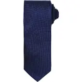 Premier Mens Micro Waffle Formal Work Krawatte (2er-Pack) (Marine)