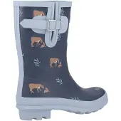 Cotswold - Damen Gummistiefel "Woodland", Rotwild (Marineblau)