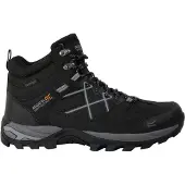 Regatta - Herren Wanderstiefel "Samaris III" RG9713 (45 EU) (Schwarz/Graphit-Schwarz)