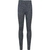 Mountain Warehouse Damen Talus Leopardenmuster Thermo-Leggings (Grau)