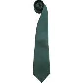 Premier Herren Krawatte Colours, unifarben (Flaschengrün)