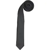 Premier Tie - Schlanke Herren-Retro-Arbeitskrawatte (2er-Pack) (Schwarz)